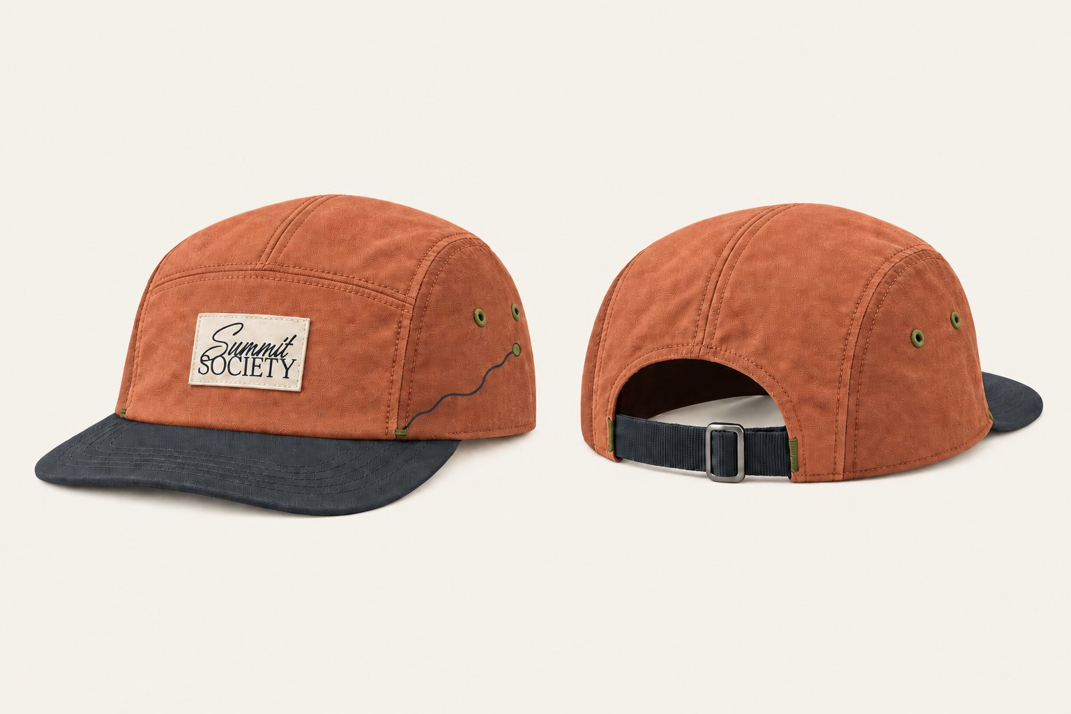 Gorra First Step 5-Panel en Clay Route