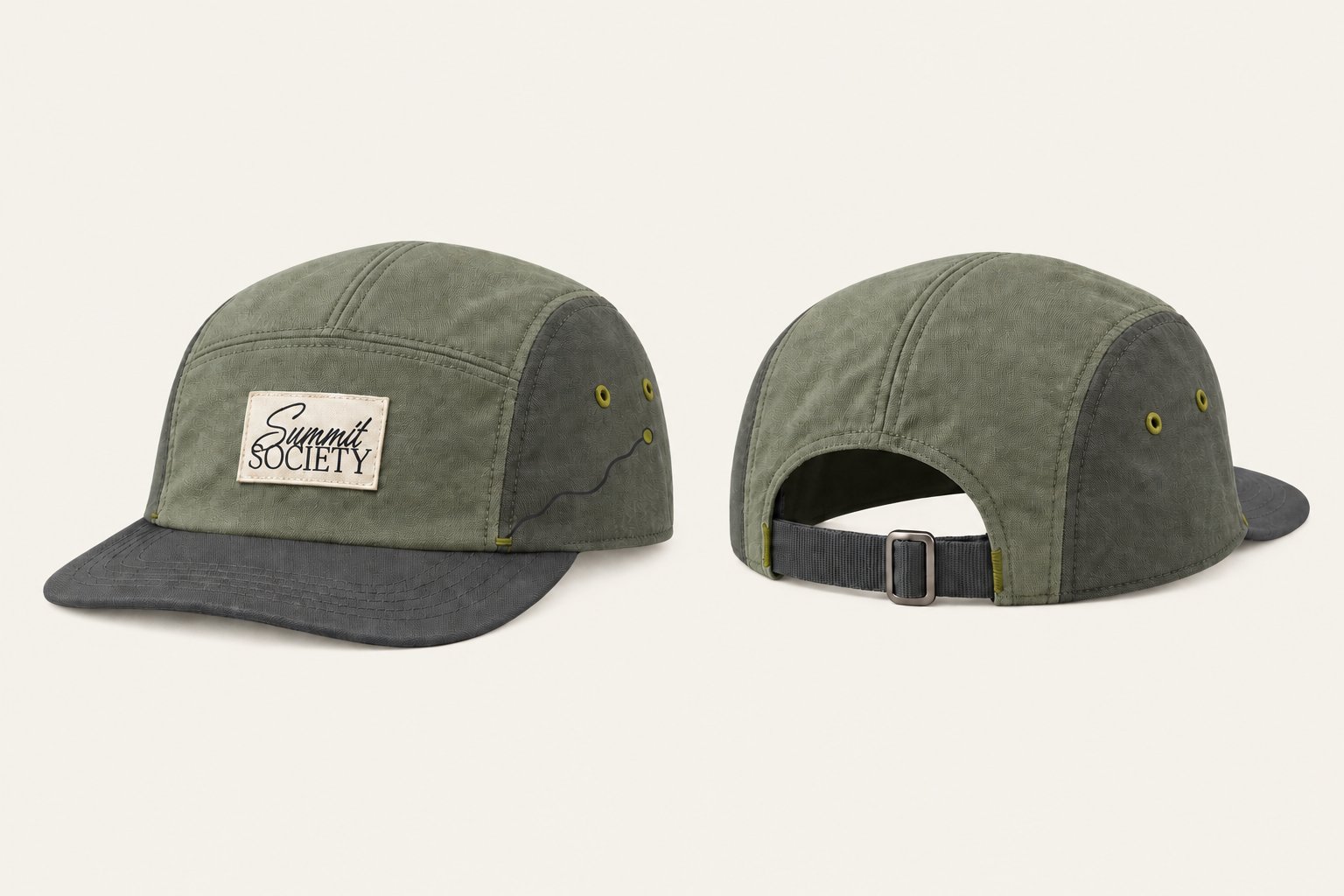 Gorra First Step 5-Panel en Lichen Field
